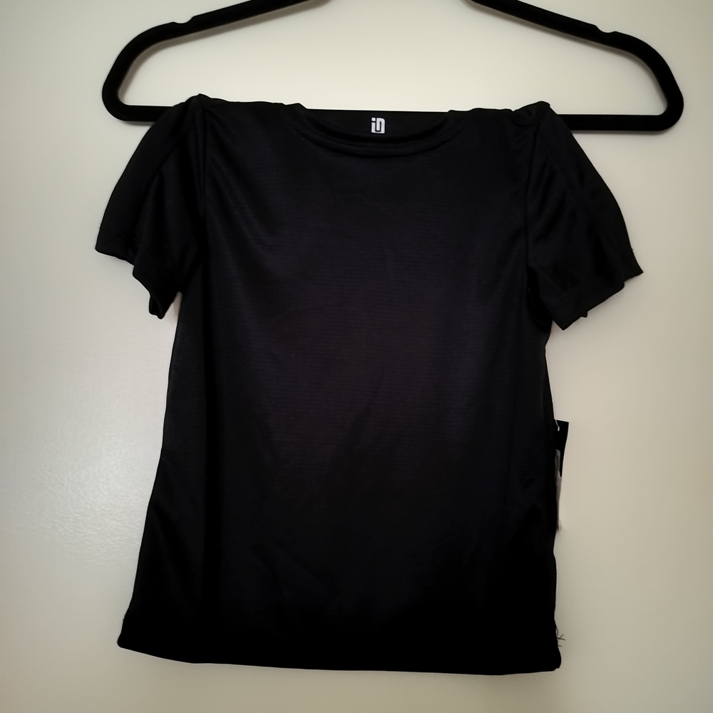Elegant Black Kids Top